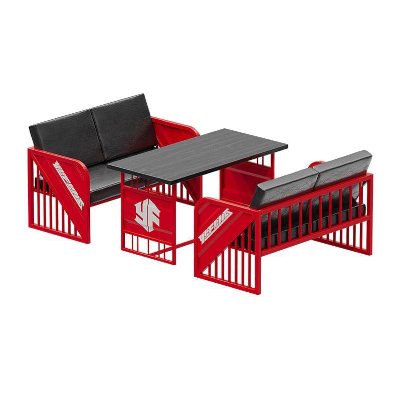 工业风酒吧桌椅组合清吧定制铁艺集装箱覆古奶茶店咖啡厅卡座沙发,淘宝优惠券,粉丝福利购,淘宝优惠卷