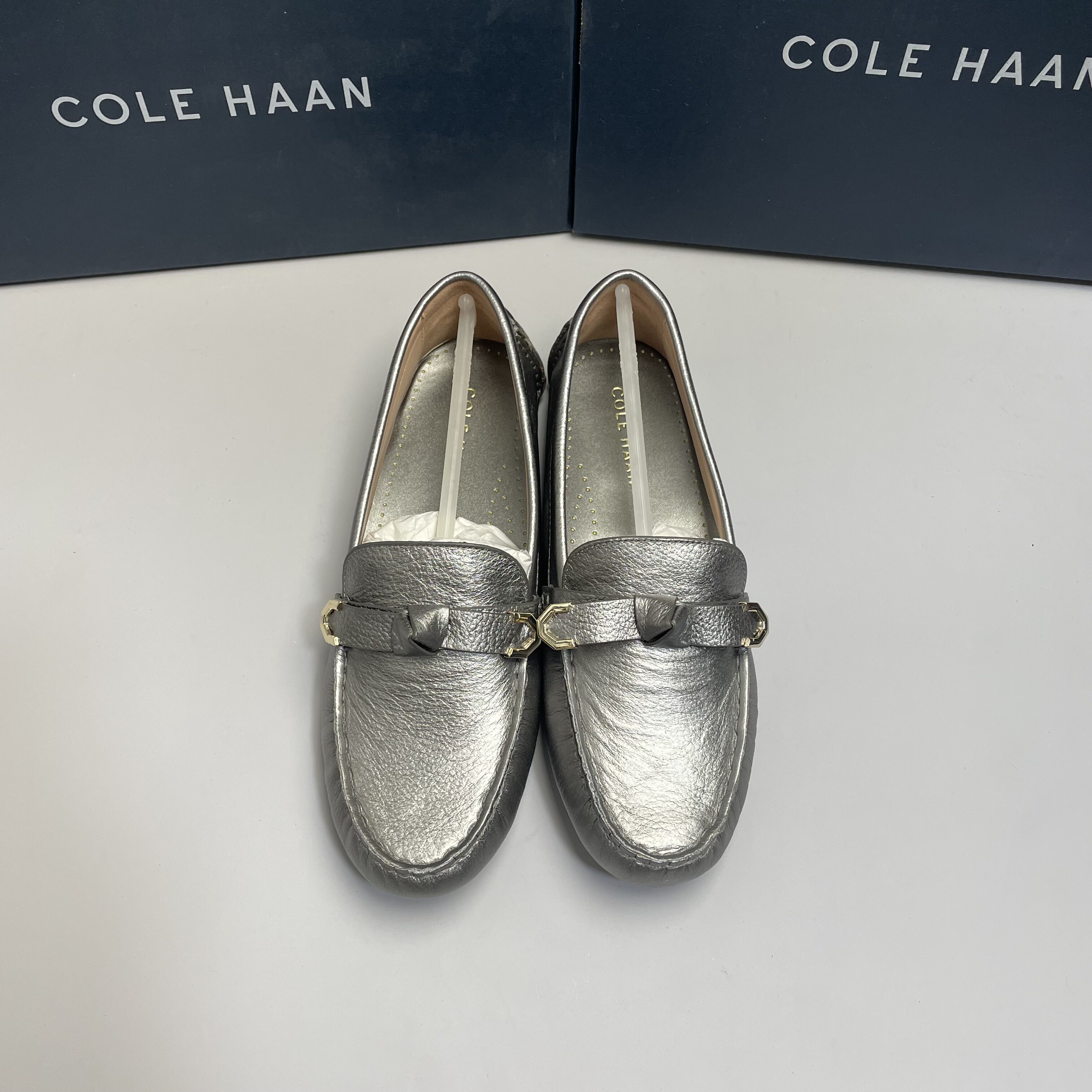 Cole Haan/歌涵 女鞋舒适休闲春秋真皮软底一脚蹬乐福鞋豆豆鞋406,淘宝优惠券,粉丝福利购,淘宝优惠卷