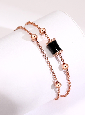 新真s925银幸运小蛮腰手链女