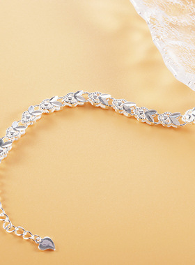 新品真足银999幸福兔手链女手串