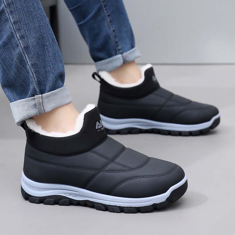 2025冬新款老北京棉鞋加绒加厚保暖雪地靴厚底防滑一脚蹬休闲棉靴,淘宝优惠券,粉丝福利购,淘宝优惠卷