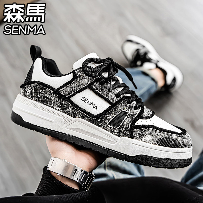 森马男鞋冬季运动休闲帆布板鞋设计小众学生潮流百搭增高小白潮鞋,淘宝优惠券,粉丝福利购,淘宝优惠卷