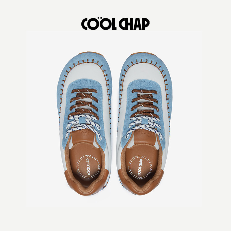 【达人】COOLCHAP欧包德训鞋女款2025秋季新款厚底运动鞋子,淘宝优惠券,粉丝福利购,淘宝优惠卷