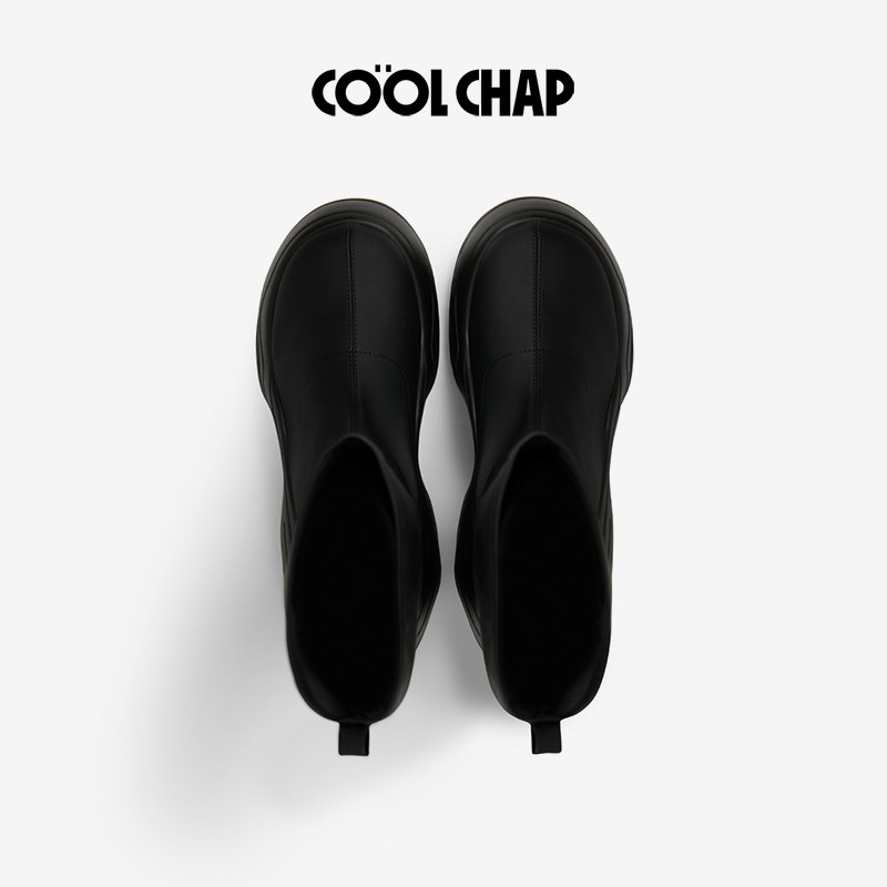 【裴珠泫同款】COOLCHAP2025秋冬新款瘦瘦靴厚底女款弹力靴长靴子,淘宝优惠券,粉丝福利购,淘宝优惠卷