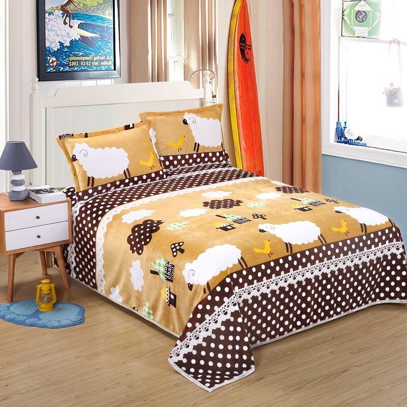 法兰绒床单单件双面绒盖毯单人毛毯双人家用加绒加厚珊瑚毛绒被单,淘宝优惠券,粉丝福利购,淘宝优惠卷