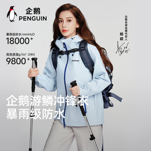 【baby同款】企鹅游鳞冲锋衣