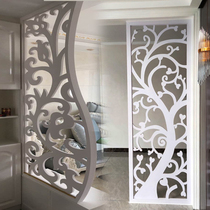 Custom Hollowed-out Carved Flower Board Partition Aisle Flower Lattice Ceiling Living-room Genguan Ostyle Background Wall Screen Through Flower Board