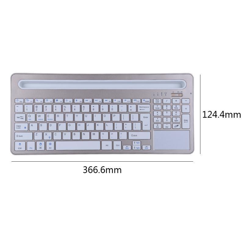 网红Portable 96 Keys Keyboards 2.4G Ultra Slim Wireless Keyb - 图3