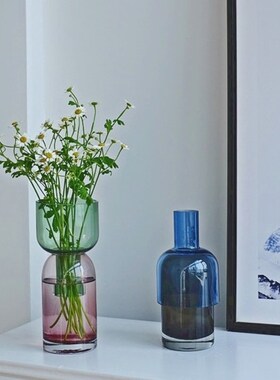 极速Two Ways Flower Vase Home Decor Living Room DecWoration