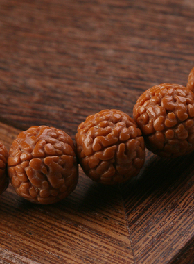 极速龙鳞纹小金刚菩提手串男单圈佛珠手链尼泊尔文玩X核桃女原籽