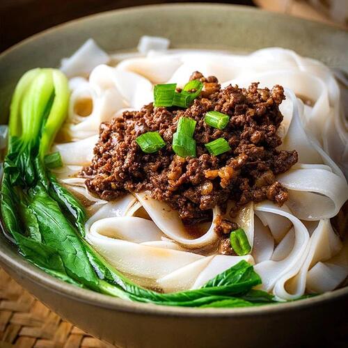 正宗鲜河粉牛河广东鲜切湿河粉新鲜牛河粉炒粉老友粉米线代餐粉 - 图2