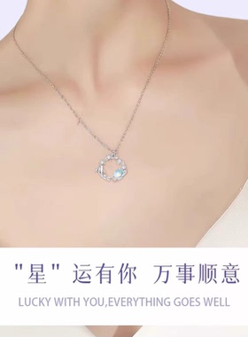 S999纯银锁骨项链女轻奢小众2026新爆款高级感520礼物送女朋友