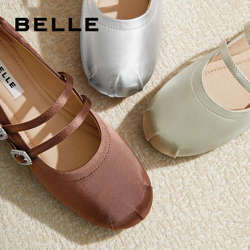 速发推荐浮浅芭蕾鞋晚光口单鞋银色玛丽珍晚子鞋HA84预,淘宝优惠券,粉丝福利购,淘宝优惠卷