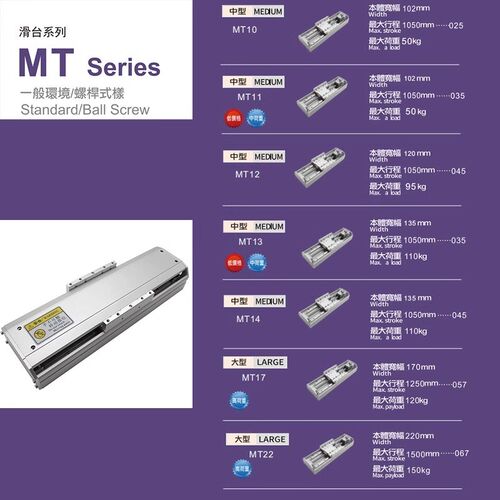 速发YO半封闭滚珠丝杆滑台Y线导轨模组MT10M/T11X直Z工作台 - 图0