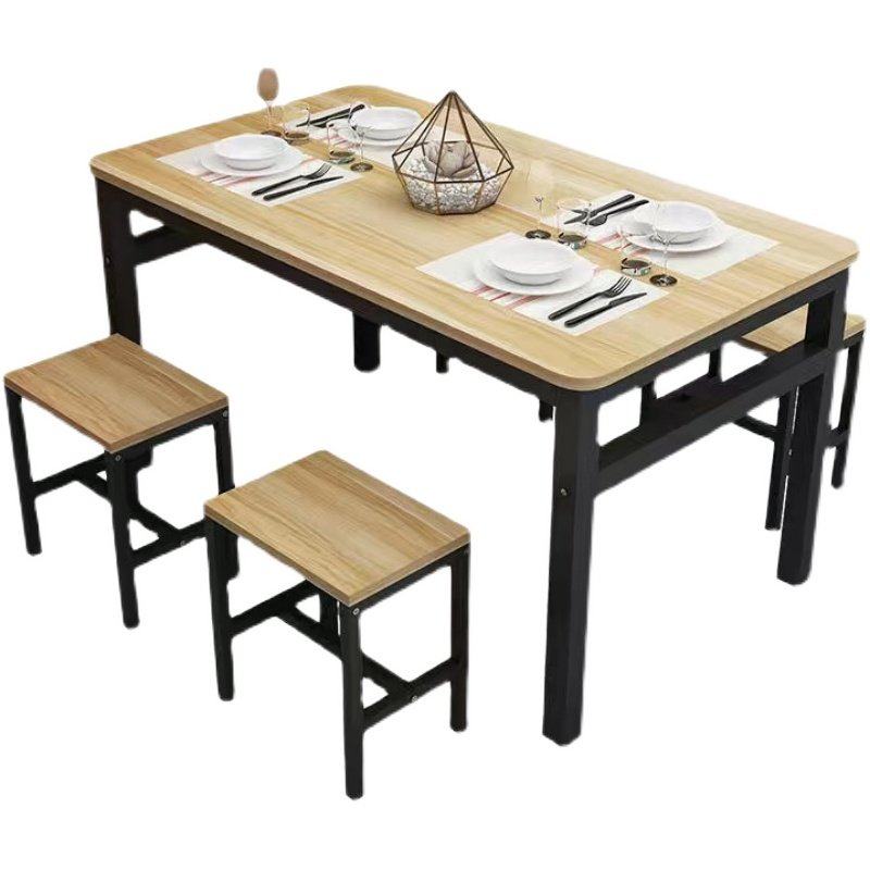 7T现代家用小户型餐桌椅组合简约小吃店食堂餐馆面馆饭店快餐桌凳,淘宝优惠券,粉丝福利购,淘宝优惠卷