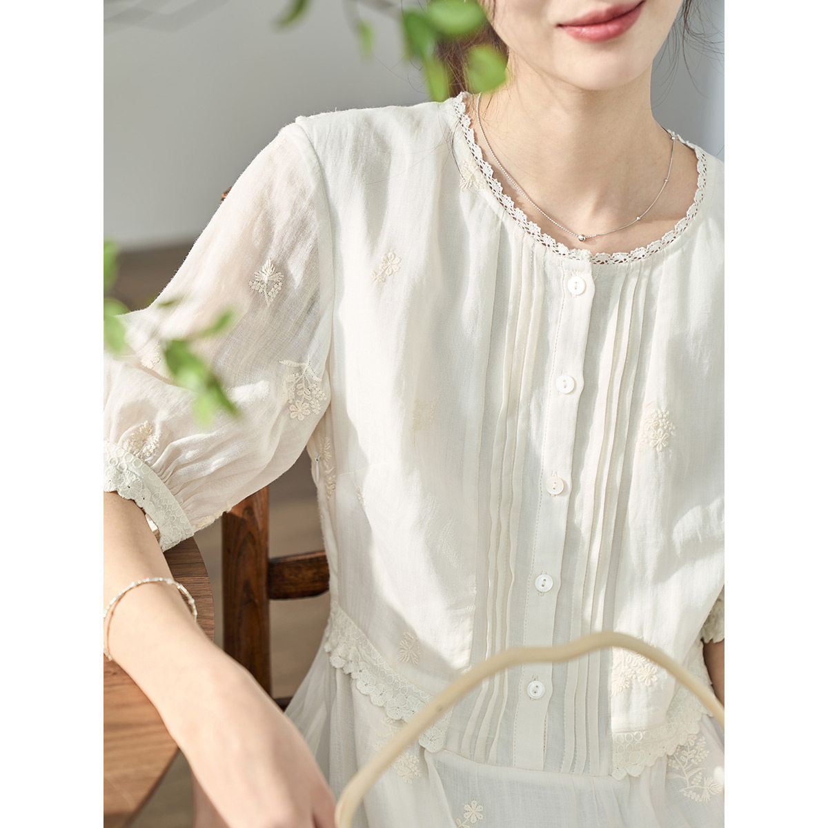  茵曼一零一度连衣裙