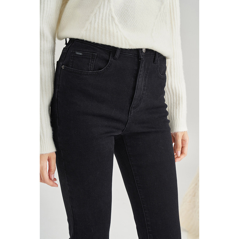 【商场同款】茵曼休闲冬季新款牛仔裤 茵曼一零一度牛仔裤