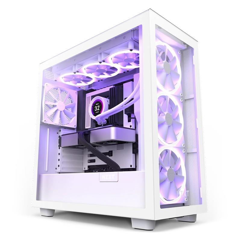 恩杰NZXT H7 ELITE/ FLOW电脑游戏机箱台式ATX侧透中塔DIY机箱 - 图1