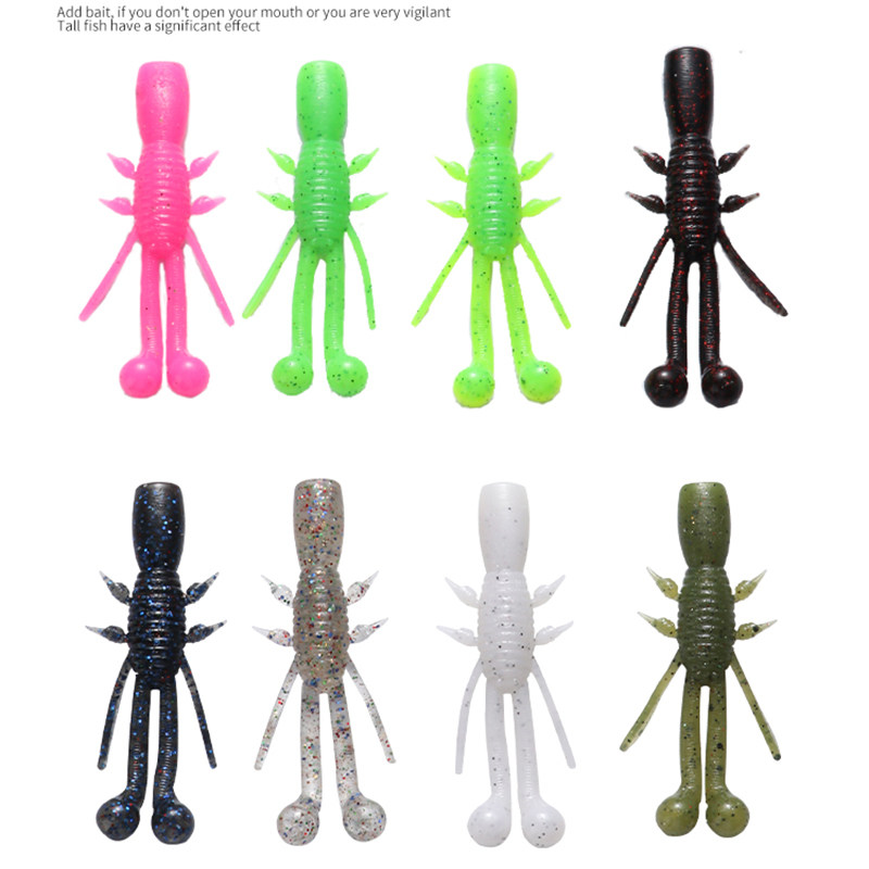 XYB巡娱宝虾扯蛋浮水虾路亚饵软饵仿生鱼饵鲈鱼鳜鱼加盐加腥假饵,淘宝优惠券,粉丝福利购,淘宝优惠卷