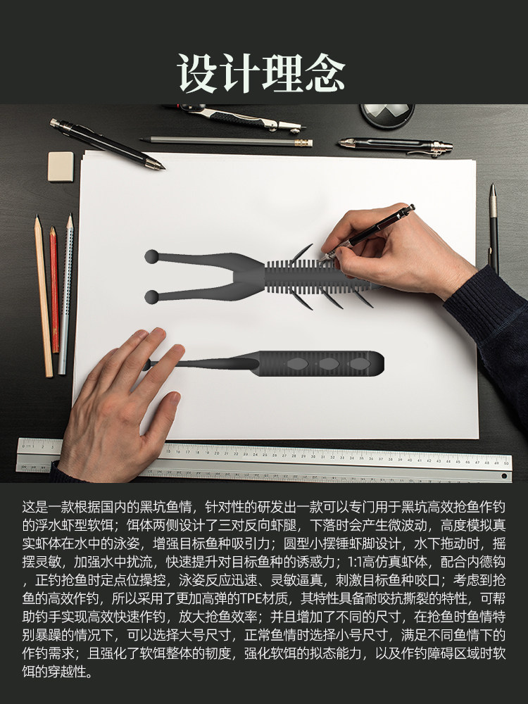 驯鱼高手内德浮水虾软饵鲈鱼鳜鱼克星加盐加腥软饵黑坑路亚饵抢鱼,淘宝优惠券,粉丝福利购,淘宝优惠卷