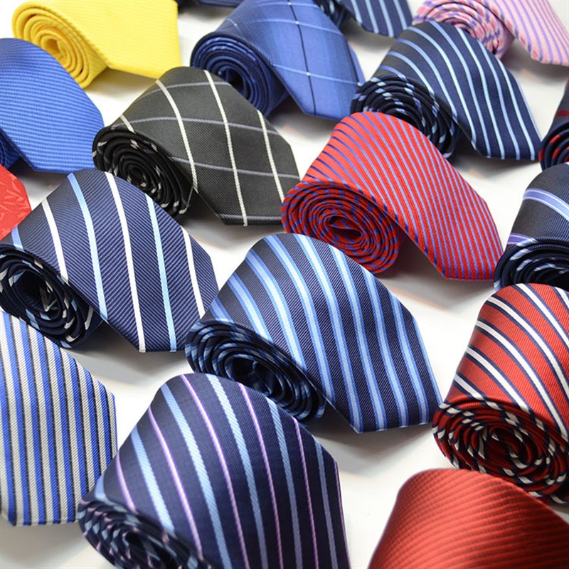 网红Tie Men's Formal Suit Accessories Polyester Silk Tie士领 - 图0