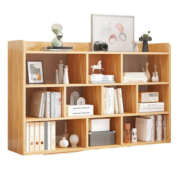 书架落地家用多层放书置物架客厅卧室办公室可移动文件储物格子柜 - 图3