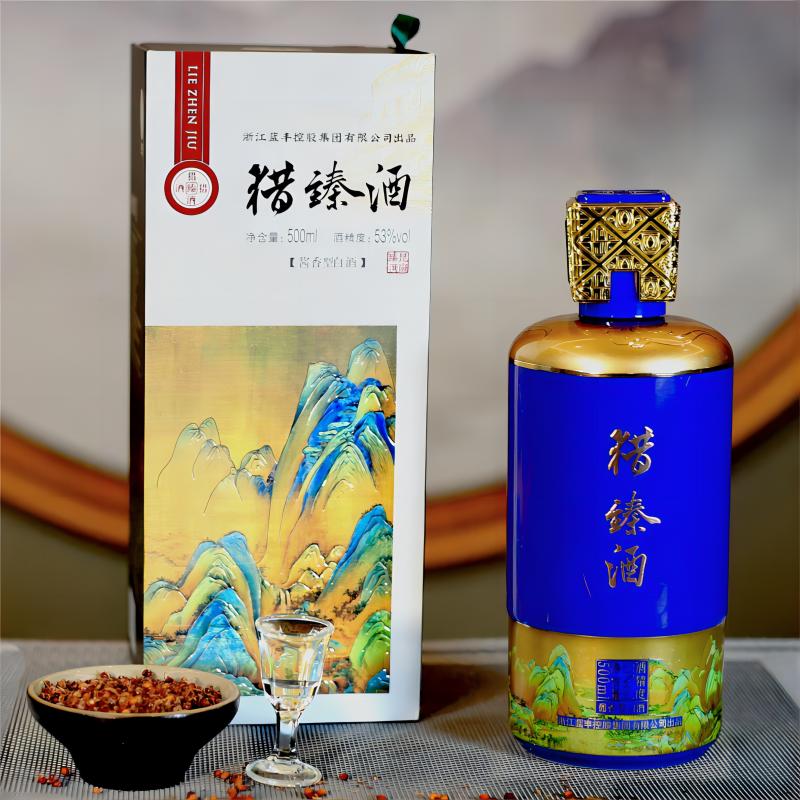 猎臻酒53度500ml*1瓶酱香型白酒礼盒装送礼赤水河润 - 图1