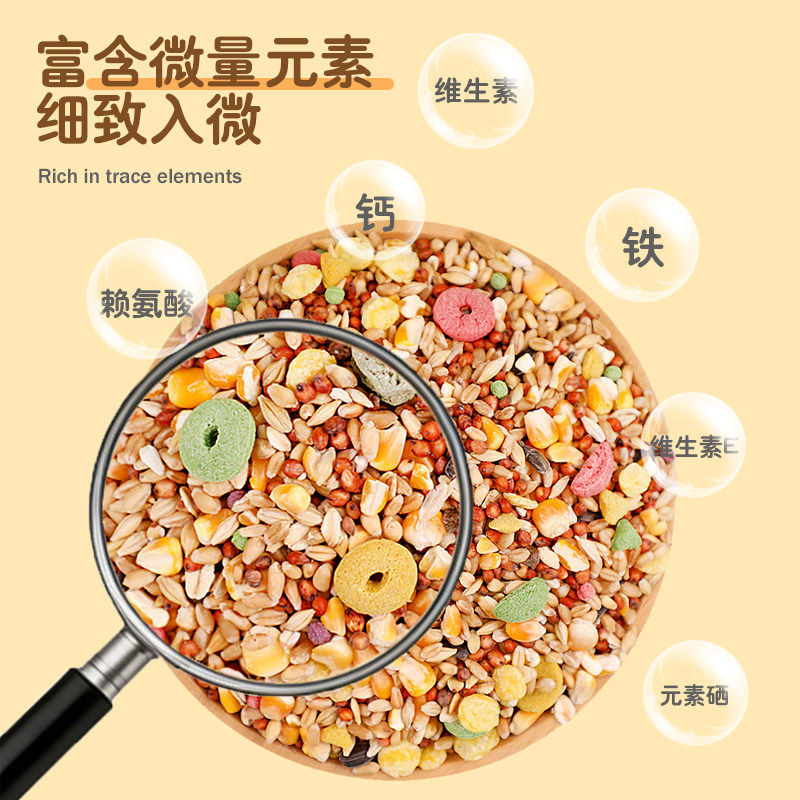 仓鼠粮食主粮食物金丝熊花枝鼠五谷零食饲料营养豪华自配粮仓鼠粮,淘宝优惠券,粉丝福利购,淘宝优惠卷