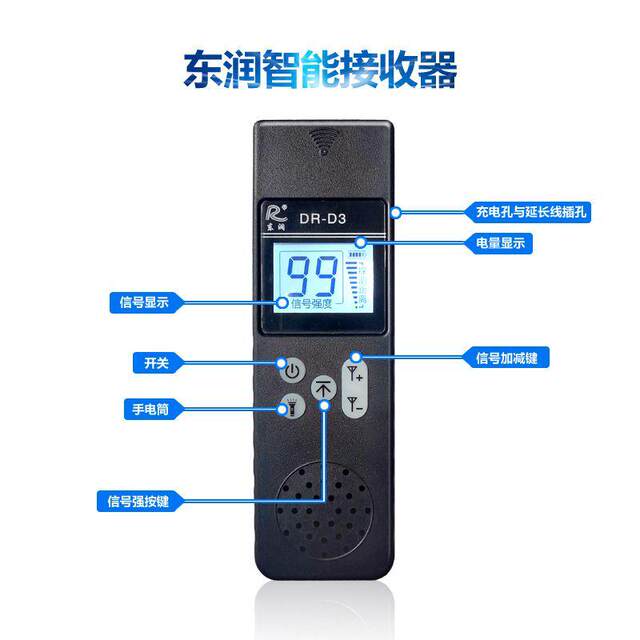 Pipe closure measuring device universal receiver charging model closure measuring device handle signal line pipe closure device wall detector