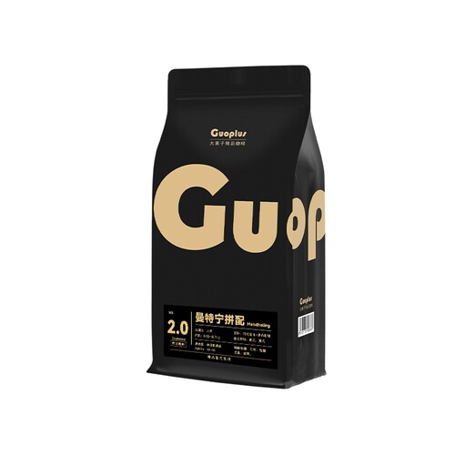 咖啡豆曼特宁GUO拼配意式中深度烘焙现磨黑咖啡粉1KG摩卡壶手冲 - 图3
