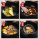 Ancient style big belly wok home uncoated wok flat bottom