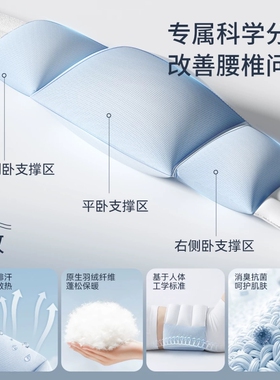【冰丝透气】柔软支撑睡眠护腰带