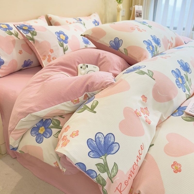 2025新款云朵棉床上四件套被套床笠