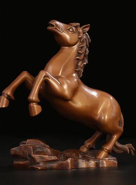 徽匠铜韵紫铜生肖鼠牛虎兔龙蛇马羊猴鸡狗猪招财风水十二生肖摆件