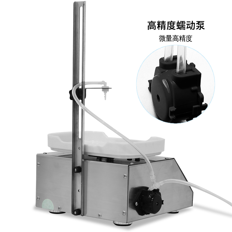 穿山乙M90微量液体灌装机 蠕动泵称重式自动定量分装加液器高精度 - 图1