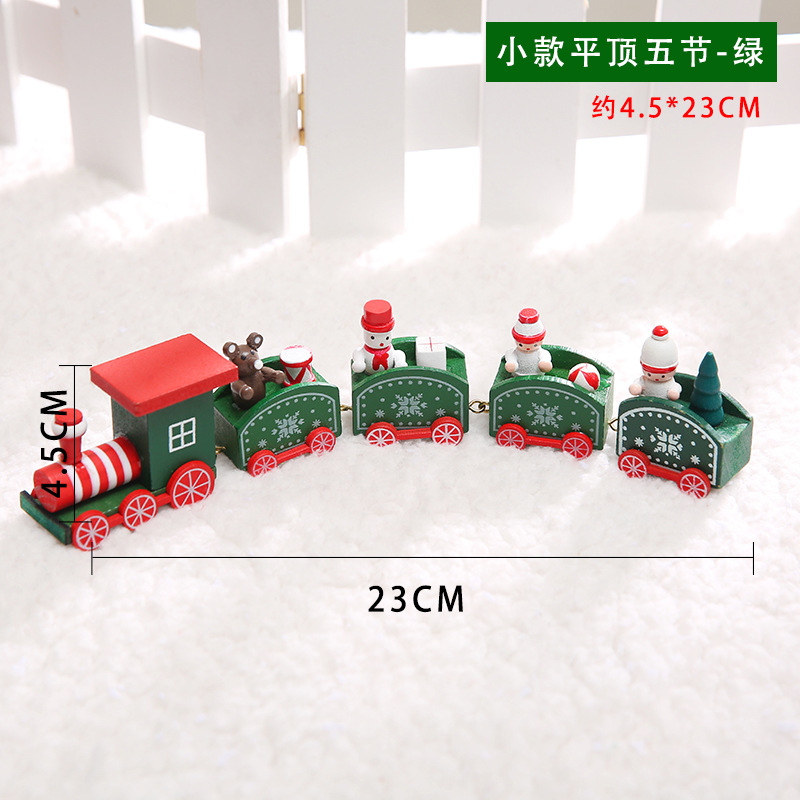 急速发货圣诞节小火车装饰品桌面摆件平安夜圣诞礼物儿童小玩具幼 - 图0
