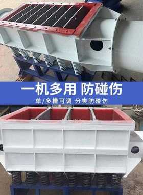 直槽式振动抛光机金属震动研磨机直线卧式五金大型件去毛刺光饰机