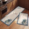 Ping An Xile kitchen floor mats are anti-slip, oil-proof, wipeable and washable floor mats, anti-dirty and waterproof, special new Chinese carpets