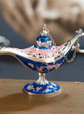 极速俄欧式复古新款小号阿拉丁神灯家居摆饰神灯许愿灯工艺礼品摆