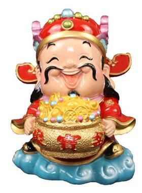 极速招财五宝小财神爷储存钱罐摆件家居客厅电视柜装饰品店铺开业