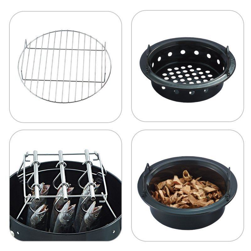 极速加厚厂家直销新款多功能烧B烤架露营烟熏炭炉烧烤炉烧鸡炉,淘宝优惠券,粉丝福利购,淘宝优惠卷