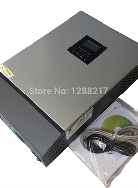 太阳能逆变器24V3000W PWM控制器50A离网发电系统光伏一体机