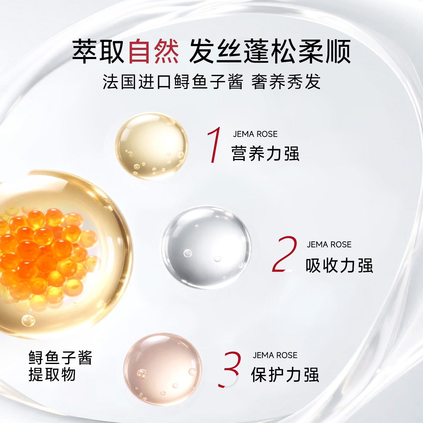 【金金推荐】Jema Rose8分钟鱼子酱洗发水洗护套装控油蓬松洗发露 - 图0