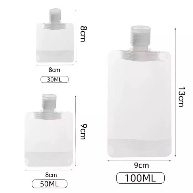 Travel package cosmetics shampoo shower gel travel storage bag disposable bottled travel travel