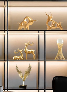 速发轻奢品档酒柜装饰高关约家居客厅电视柜玄简创意工艺品摆件