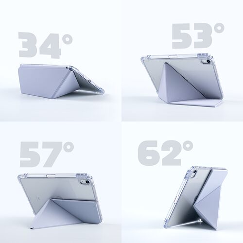THE HOOD 多巴胺系列适用苹果平板 纯色新款可拆式多角度防摔折套 iPad Pro/Air8/Mini 2025带笔槽防摔保护套 - 图0