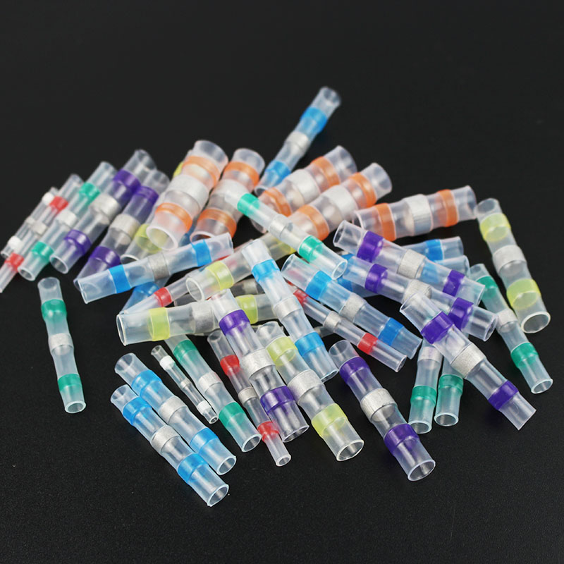 免压焊锡环热缩管绝缘套管BHT绝缘热缩中间对接端子防水电线连接 - 图1