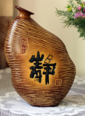 极速学霸陶瓷f笔筒书柜励志摆件学生教师节礼物办公桌面摆设修身