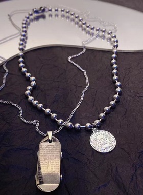 极速Scooter Necklace Pertsonality Hip hop Titanium Steel cha