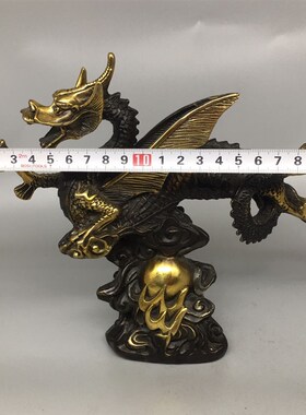 极速纯铜鎏金飞i龙工艺品摆件 飞龙家居 工艺精湛包浆醇厚型态完